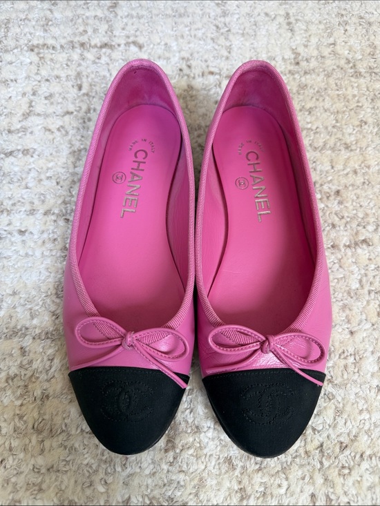 CHANEL Shoes - Chanel Pink Ballet Flats